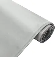 X AUTOHAUX Headliner Fabric 98" l x 57" W for Car Truck RV SUV Boat Automotive Interior Trim DIY Roof Repair Replacement Foam Backing Suede Fabric Light Gray