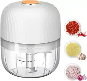 Mamicoooker Electric Mini Food Chopper 250ML 60W Rechargeable Garlic Grinder