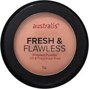 Australis Fresh & Flawless Pressed Powder - Darkest Olive