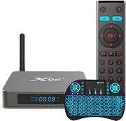 CHROX Android 11.0 TV Box, X96 X6 Smart Tv Box 8GB RAM 128 GB ROM Rockchip RK3566 CPU 2.4G/5G Dual WiFi 1000M USB 3.0 H.265 8K Ultra HD Set Top TV Box,8gb+128gb