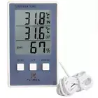 C/F LCD Digital Thermometer Hygrometer Indoor Outdoor Temperature Humidity Meter