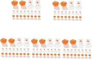 Healeved 80pcs Silicone Toe Separators for Pedicure Soft and Flexible Toe Spacers for Nail Art Prevents Smudging and Keeps Apart for Nail Designs
