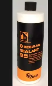 Orange Regular Seal Tubeless Tire Sealant Refill - 16oz