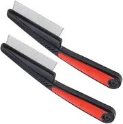 OSOLADY Stainless Steel Fine Tooth Combs for Women Men Pets Dandruff Comb Scalp Brush