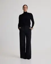 Ela Contrast Panel Turtle Neck