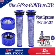 【2 Pack】 Dyson V6 V7 V8 Filter Kit Absolute Animal Motorhead Trigger Replacement