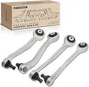 A-Premium Set of 4, Front Forward & Rearward Upper Control Arm Kit, with Ball Joint & Bushing, Compatible with Audi A4 (Quattro) 09-16, Q5 12-16, A5 Quattro/S5 08-16, S4 10-16, SQ5 14-16, RS5 13-15