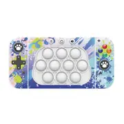 Fast Push Handheld Game,Pop Light Up Game Toys,Lightly Push to Turn Off The Lit Bubbles,Fidget Sensory Toys,Birthday Gifts,Age3+ (Colorful)
