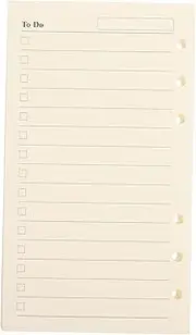 HOODANCOS Compact A6 Loose Leaf Notebook 4 Pack of Binder Paper Professional Lined Sheets