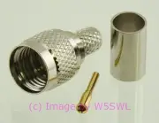 Mini-UHF Coax Connectors RG-8X LMR-240 2-PK- by W5SWL