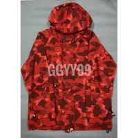 在飛比找蝦皮購物優惠-Bape a bathing ape 紅迷彩 雪衣 猿人 紅