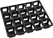 Alasum Lightweight Space-Saving Plastic Nursery Pot Tray Rack for Starting Plants Vegetables and Seedlings