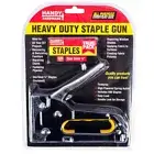 1x Fastener Tool Kit Tacker Heavy Duty Staple Gun Stapler With 500 Staples
