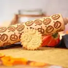 Embossing Pattern Cookies Roller Carved Biscuit Roller Bakery