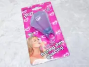 Hen Night Flashing Shot Glass Ring PVC Diamond Shape Shot Glass Bachelorette