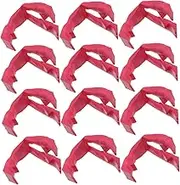 BEBEMOKO Heatproof Plastic Food Tongs Clip Salad Tongs for Ribs Chicken Wings BBQ Buffet Catering Picnic Kitchen Utensil