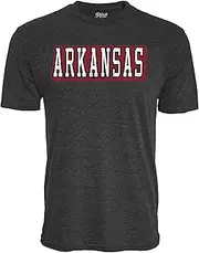 Blue 84 NCAA Officially Licensed Tri-Blend T-Shirt Vintage Prominent Black