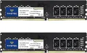 Timetec 32GB KIT(2x16GB) DDR4 2133MHz PC4-17000 Non-ECC Unbuffered 1.2V CL15 2Rx8 Dual Rank 288 Pin UDIMM Desktop PC Computer Memory RAM Module Upgrade (32GB KIT(2x16GB))