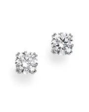 Bloomingdale's Fine Collection Certified Diamond Stud Earrings in 14K White Gold featuring diamonds with the De Beers Code of Origin, 1.0 ct. t. w.
