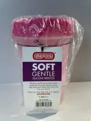 Dexas MudBuster Portable Gentle Dog Paw Cleaner Medium Pink Easy To Use