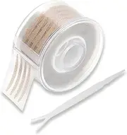 Pack of 600 Slip-On Eyelid Tapes, Eyelid Stripes, Waterproof Double Slip-on Eyelid Tapes, Invisible Double Slip-on Eyelid Tape with Fork Bars, Eyelid Tightening Without Surgery