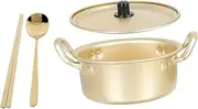 TOPPERFUN Aluminum Noodle Pot for Instant Noodles Ramen Cooker Soup Maker Korean Ramen Pot