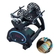 AC100-240V Mini Electric Spinning Wheel Digital Display With Pedal Household New