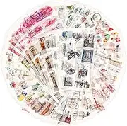 72 Sheets Scrapbooking Stickers Washi Paper Stickers Decoration Sticker Planner Stickers 12 Themes Assorted for Diary, Album, Journals, DIY Arts and Crafts (Secret Garden)