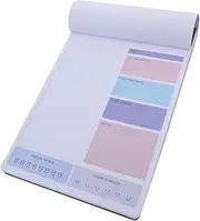 Operitacx Tear Off Planner Notepad Portable Memo Pad Daily Desk Notepad with Nonstick Design for Students Office Workers Travelers Practical Tearable Note Book