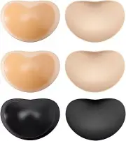 Bra Pads Inserts Sticky Bra Push Up, Silicone Adhesive Breast Lift Waterproof
