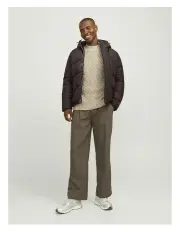 [Jack & Jones] Jjworld Puffer Jacket in Mulch