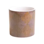 Warlukurlangu 12cm Desert Fringe-Rush Seed Dreaming Indoor Ceramic Pot