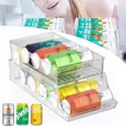 Food Tin Can & Drink Dispenser Cupboard & Fridge Rack Holder Storage Pantry