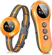 2-in-1 Dog Shock Collar & Dog Bark Collar - Smart Anti Barking Dog Training C...