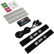 GLEAVI Car Led Lights Interior Decorative Atmosphere Lamp PVC Material Wireless Remote Easy Install 1 Pack Suitable for Car Interi
