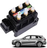 LICHENGTAI Air Suspension Valve Unit Compatible with Audi Q7 4LB, Porsche Cayenne, VW Touareg 7L; ABS Plastic & Metal; Air Control Valve; 1/8" NPT Outlet; 1 Port; Direct Replacement