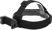 Zerodis Adjustable Black Head Strap Assembly for The Mobile Phone Action Camera, Comfortable Foam Pad Support with Cold Shoes Design for Outdoor Activities