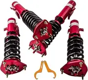 Coilover Shock+Spring+Camber， Compatible With Subaru Impreza WRX 1992-2000 GC8 Coilover Suspensions Shock Absorber Coilovers