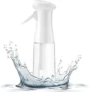 Hair Spray Bottle Continuous Mist Spray Bottle Refillable Plastic Fine Spraying Bottle for Hair Styling, Plants, Cleaning, Misting & Skin Care