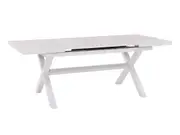 FurnitureOkay Mosman Ceramic Outdoor Extendable Dining Table (160/210x100cm) - White