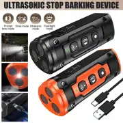 Pet Dog Repeller Ultrasonic Dog Training Device Rechargeable Anti Dog Bark LED
