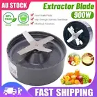 For Nutri Ninja Auto IQ Blade 6-Fin Replacement Parts Steel Extractor Blender AU