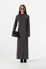 Thelma Knit Dress Midnight Lurex Size 8 | Elka Collective