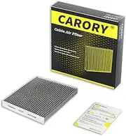 Cabin Air Filter w/Activated Carbon for 2009-2014 Nissan Cube, 2011-2017 Juke, 2011-2025 LEAF, 2013-2019 Sentra, 27277-3DF0A, 27891-1FC0A, 27891-1FD0A, 27891-3DF0A, 2014 2015 2016 2017 2018