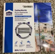 Project Source Cooling Mist Kit Quick Attach Simple Hose Setup NEW #3649681