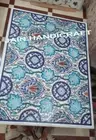 48"x31" console white Marble Table Top Coffee Dining malachite Inlay decor