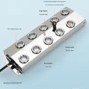 4/6/8/10 Head Ultrasonic Mist Maker Pond Fogger Mister Machine 45-48V