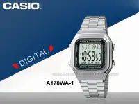 在飛比找Yahoo!奇摩拍賣優惠-CASIO 手錶專賣店 國隆 A178WA-1A  電子型男