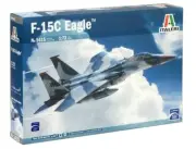 Italeri 1415 1:72 F-15C Eagle Fighter Jet Military Aircraft Plane Model Kit
