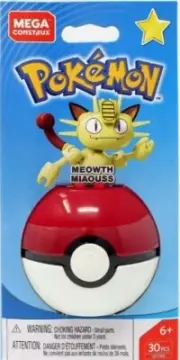 Mega Construx Pokemon Pokeball Star Series Meowth